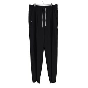FIGS Technical Collection High Waist Wide Leg Allison Black Scrub Pant XXL Tall